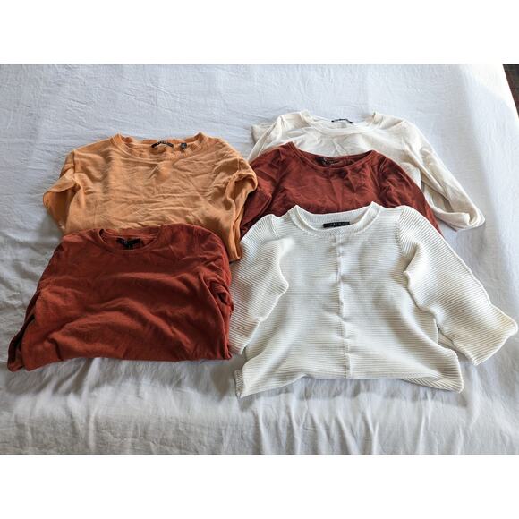 Cyrus Sweater Size S Lot Of 5 Bundle Long Sleeve Puff Sleeve Blouse - Picture 1 of 16